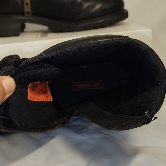 Harley Davidson genuine leather bike riding boots size 10.5 - Picture 7 of 8